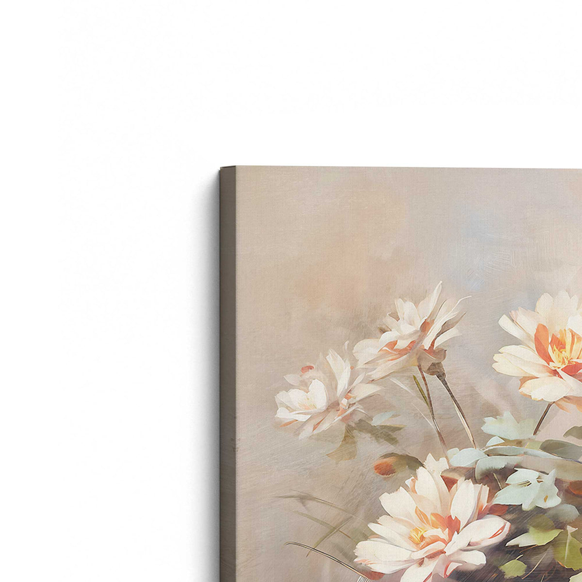 [Color:Stretched Canvas], Picture of the corner of the art