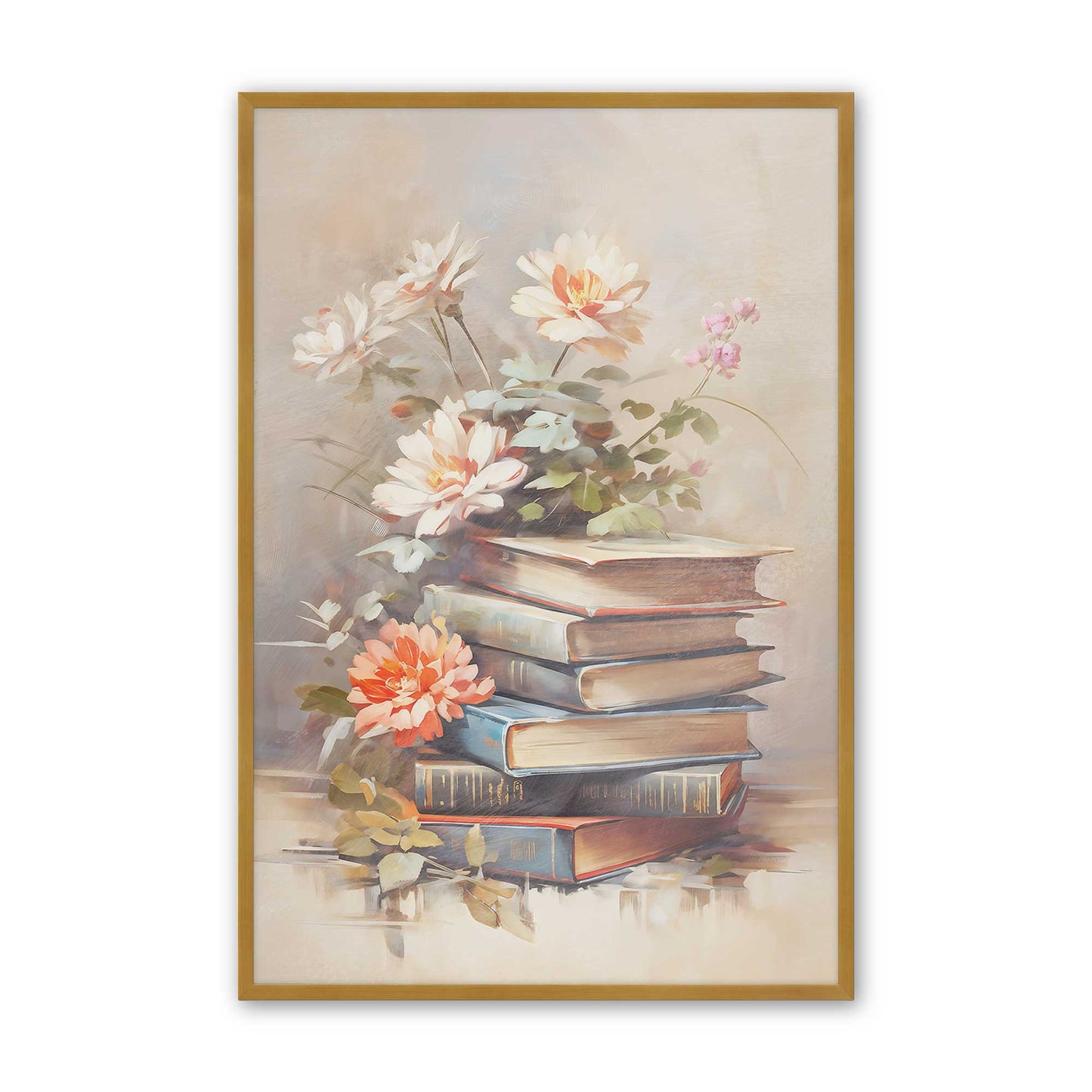 [Color:Polished Gold], Picture of art in a Polished Gold frame