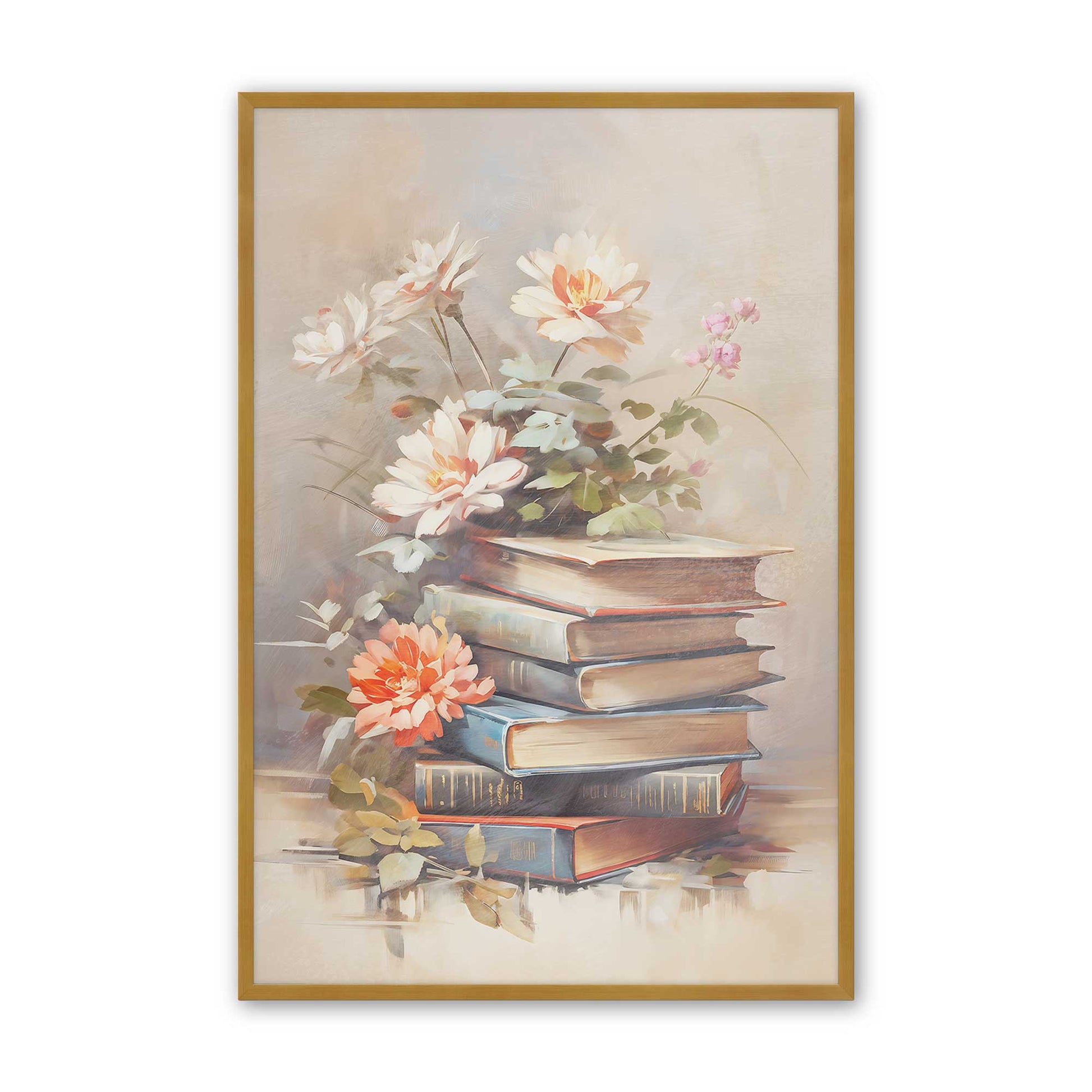 [Color:Polished Gold], Picture of art in a Polished Gold frame