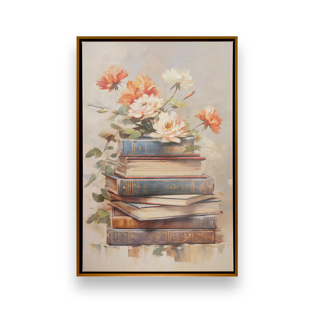 [Color:Polished Gold], Picture of art in a Polished Gold frame