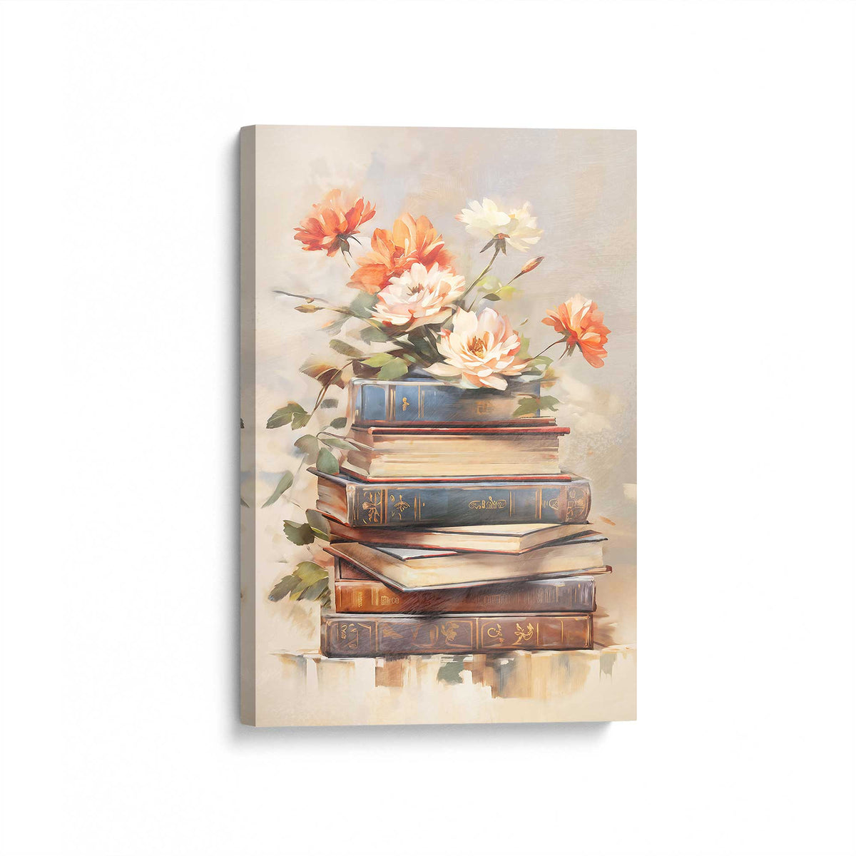 [Color:Stretched Canvas], Picture of art at an angle