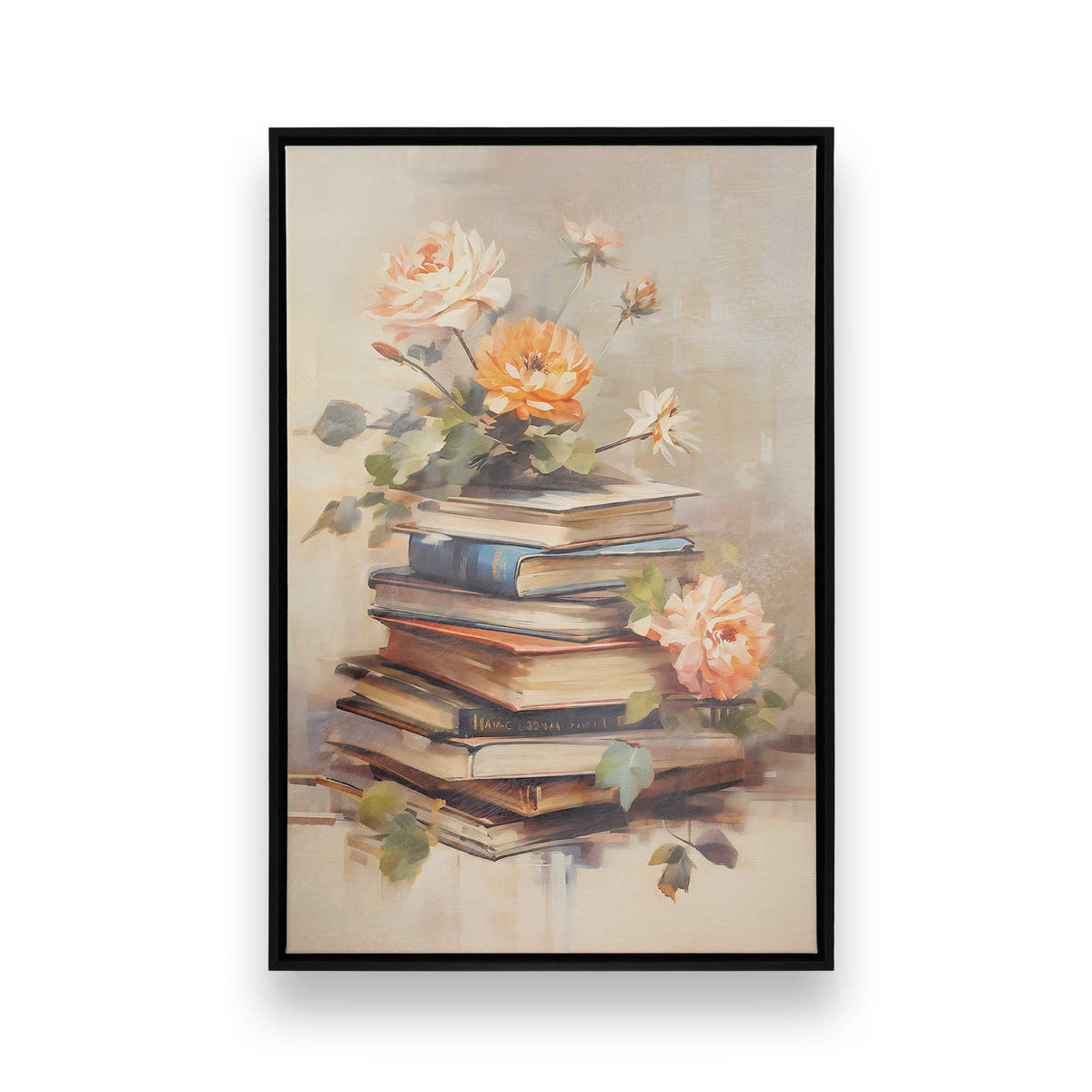 [Color:Satin Black], Picture of art in a Satin Black frame