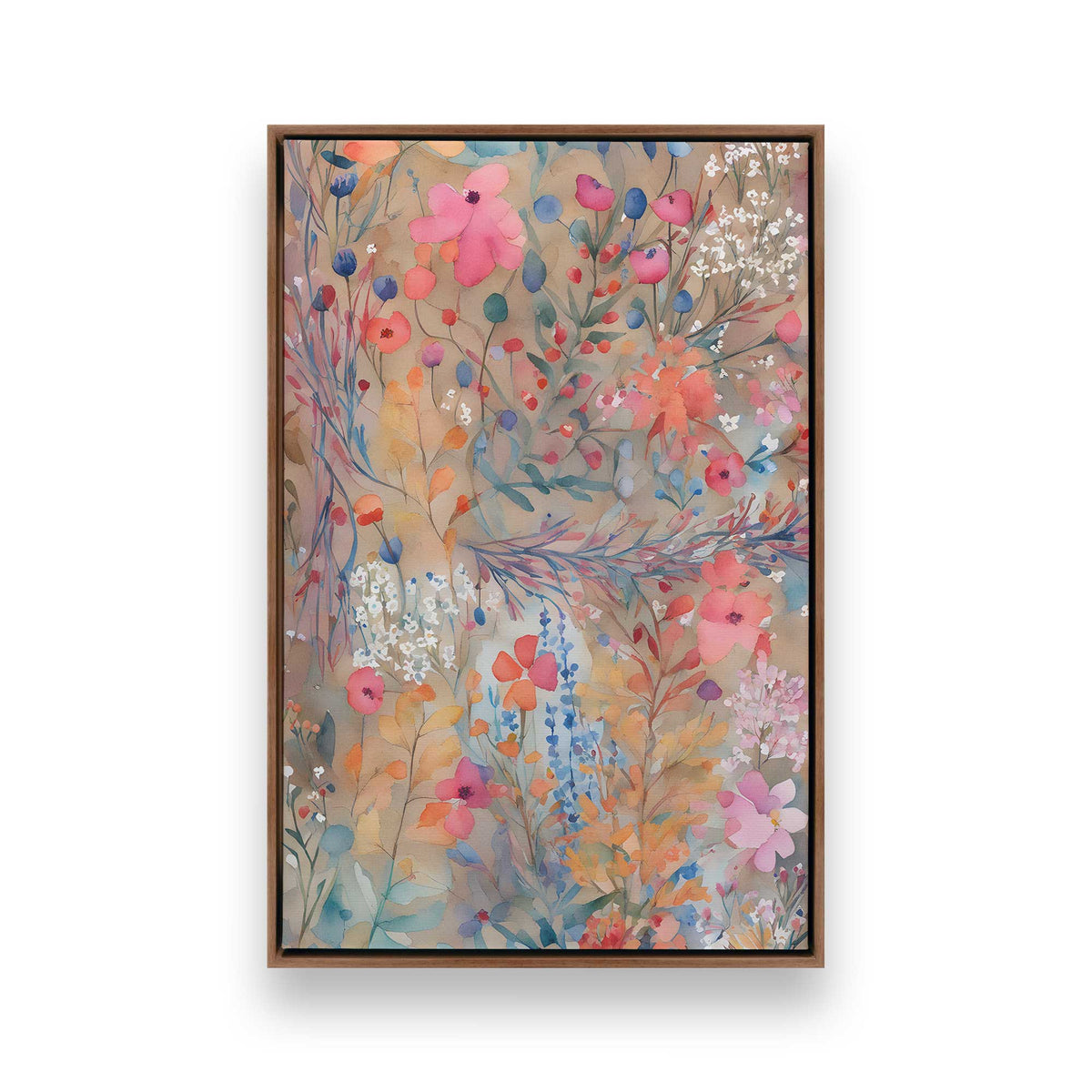 [Color:Walnut], Picture of art in a Walnut frame