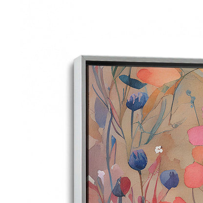 [Color:Polished Chrome], Picture of art in a Polished Chrome frame at an angle