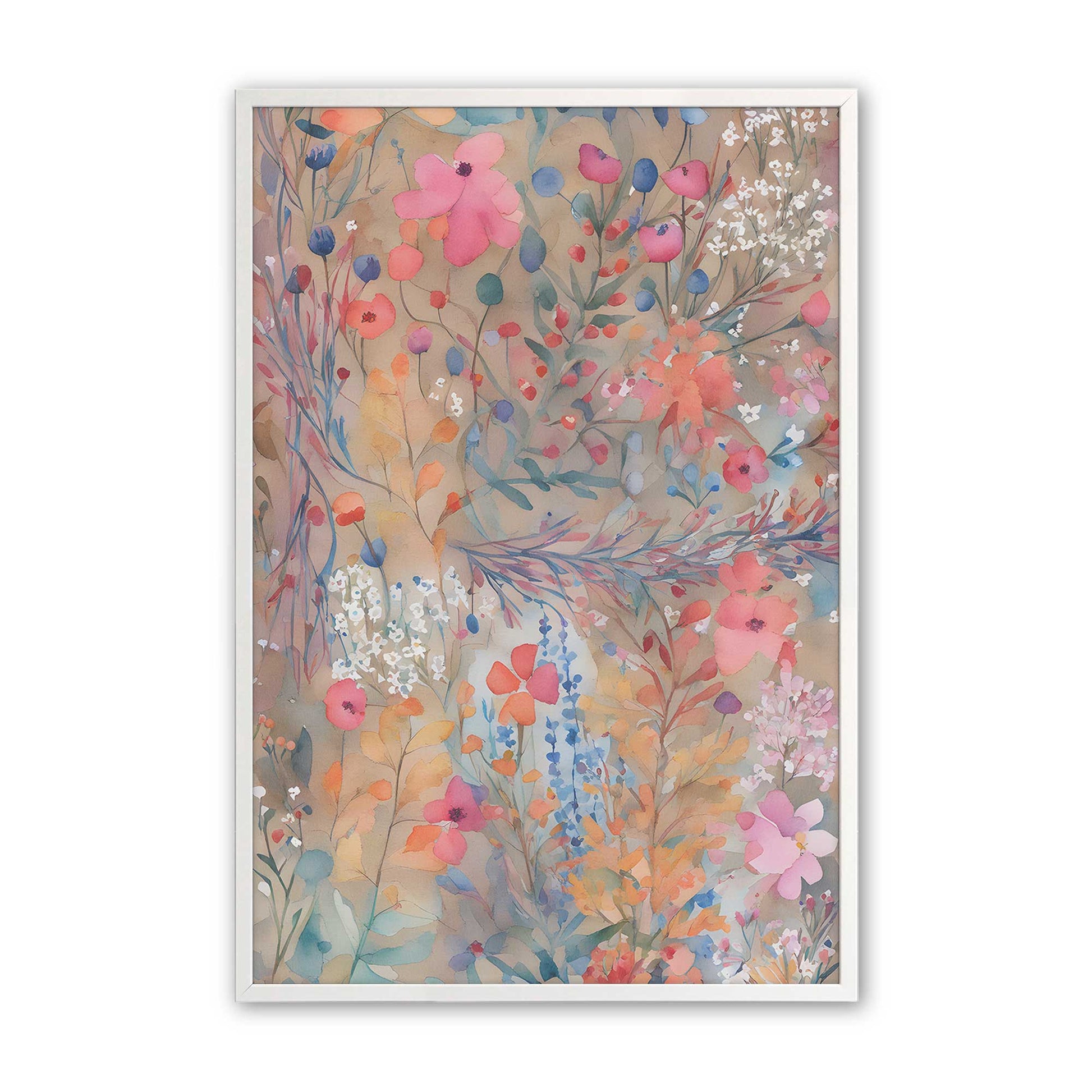 [Color:Opaque White], Picture of art in a Opaque White frame
