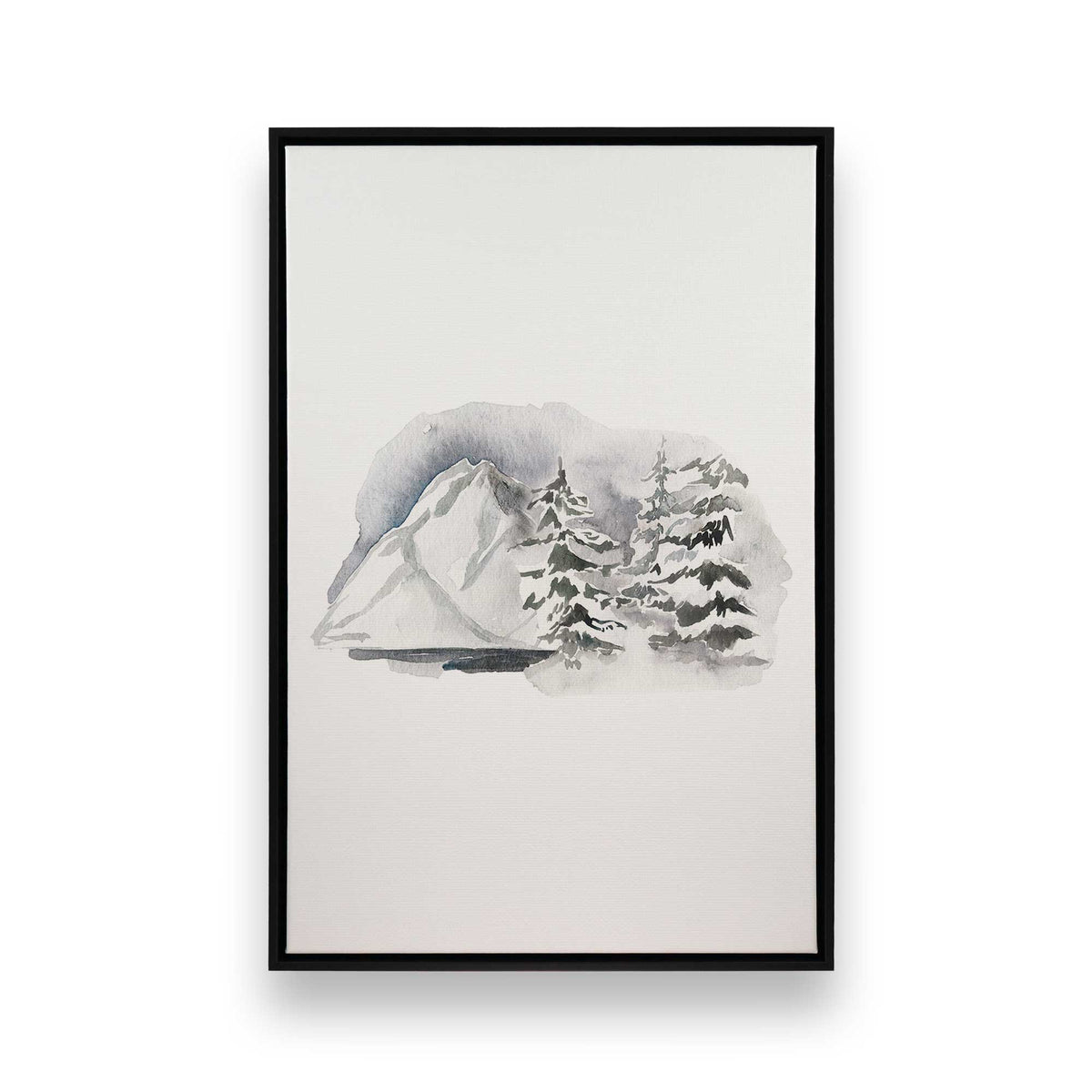 [Color:Satin Black], Picture of art in a Satin Black frame