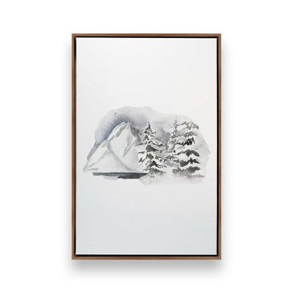 [Color:Walnut], Picture of art in a Walnut frame