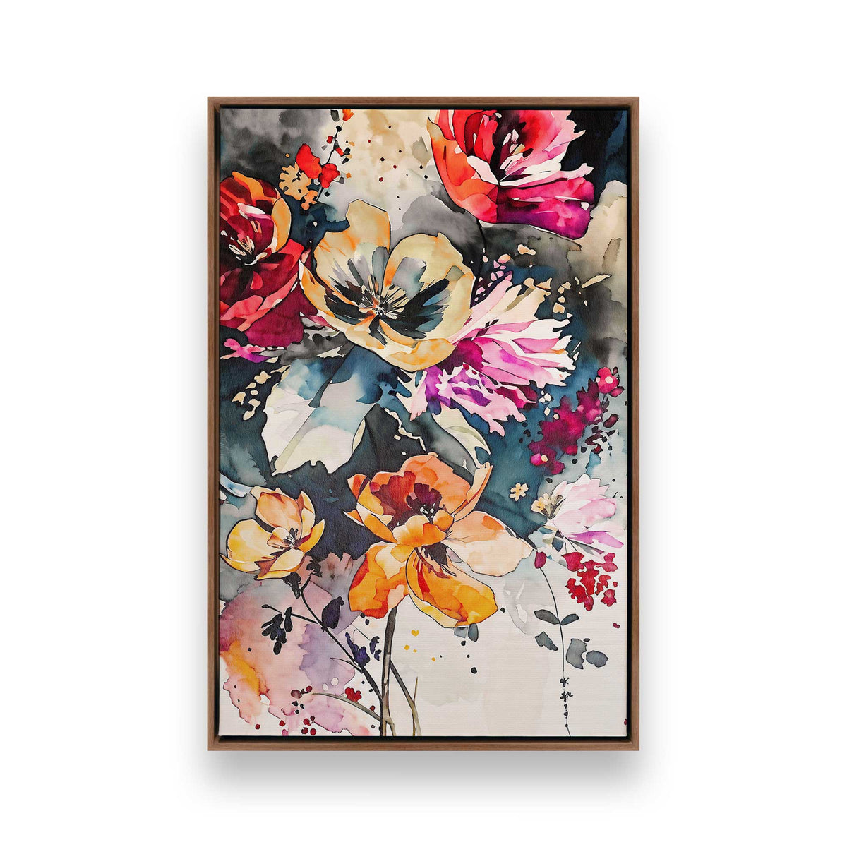 [Color:Walnut], Picture of art in a Walnut frame