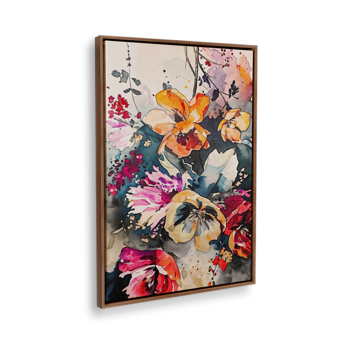 [Color:Walnut], Picture of the corner of the art