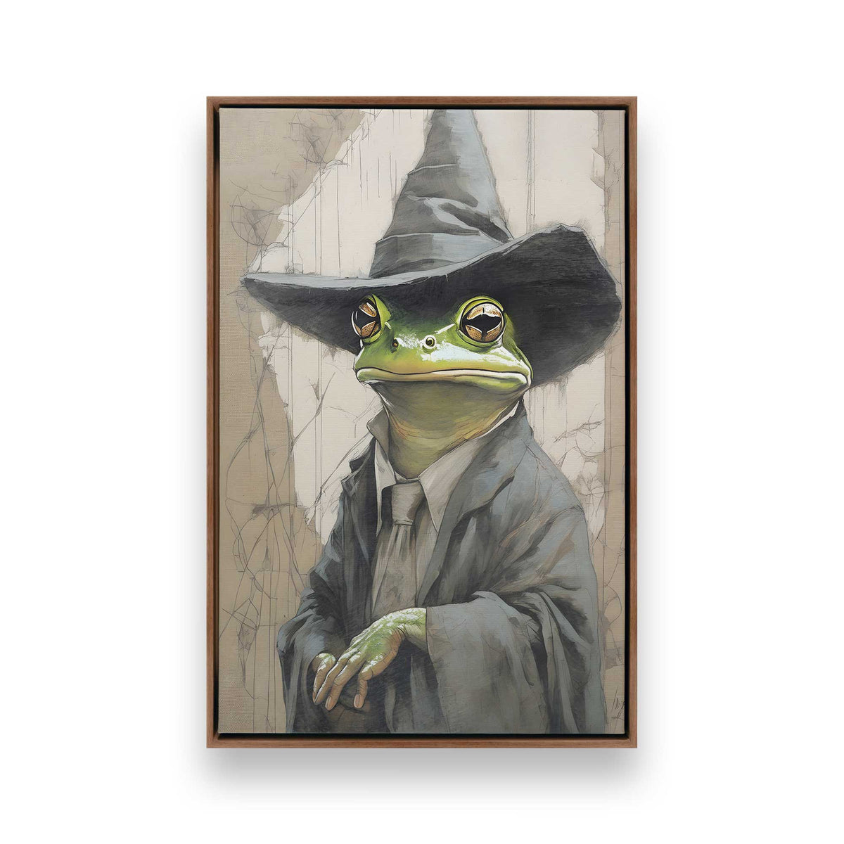 [Color:Walnut], Picture of art in a Walnut frame