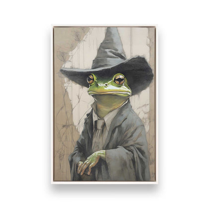[Color:Opaque White], Picture of art in a White frame