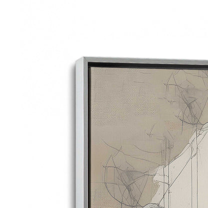 [Color:Polished Chrome], Picture of art in a Polished Chrome frame at an angle
