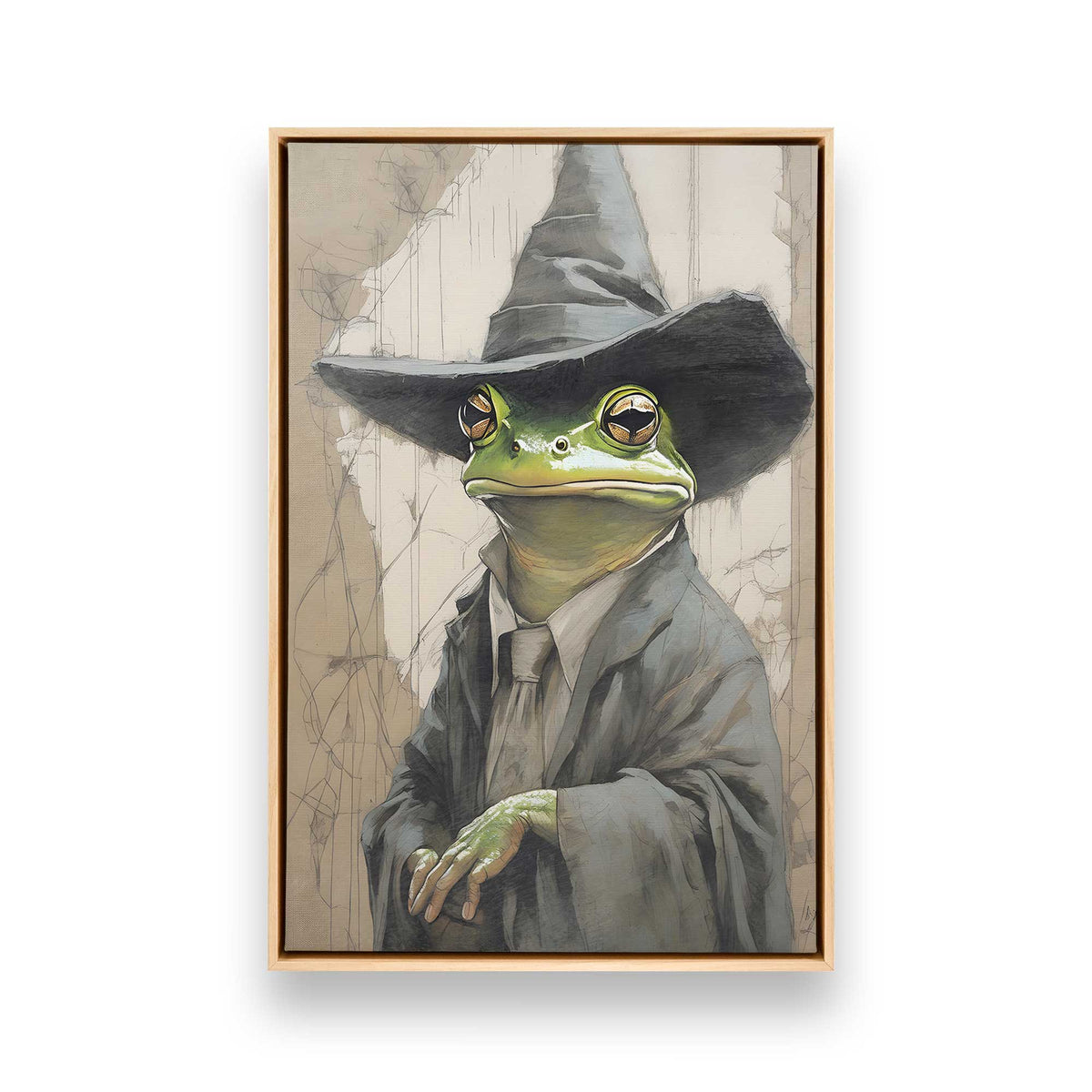 [Color:American Maple], Picture of art in a American Maple frame