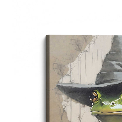 [Color:Stretched Canvas], Picture of the corner of the art