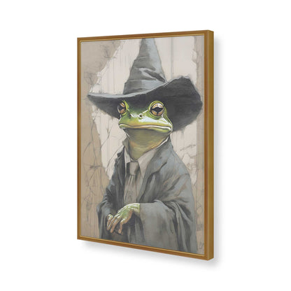 [Color:Polished Gold], Picture of art in a Polished Gold frame of the corner