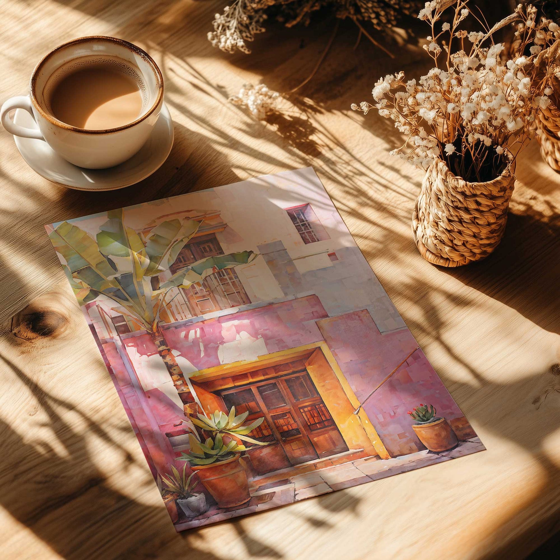 [Color:Rolled Print], Picture of close up of art