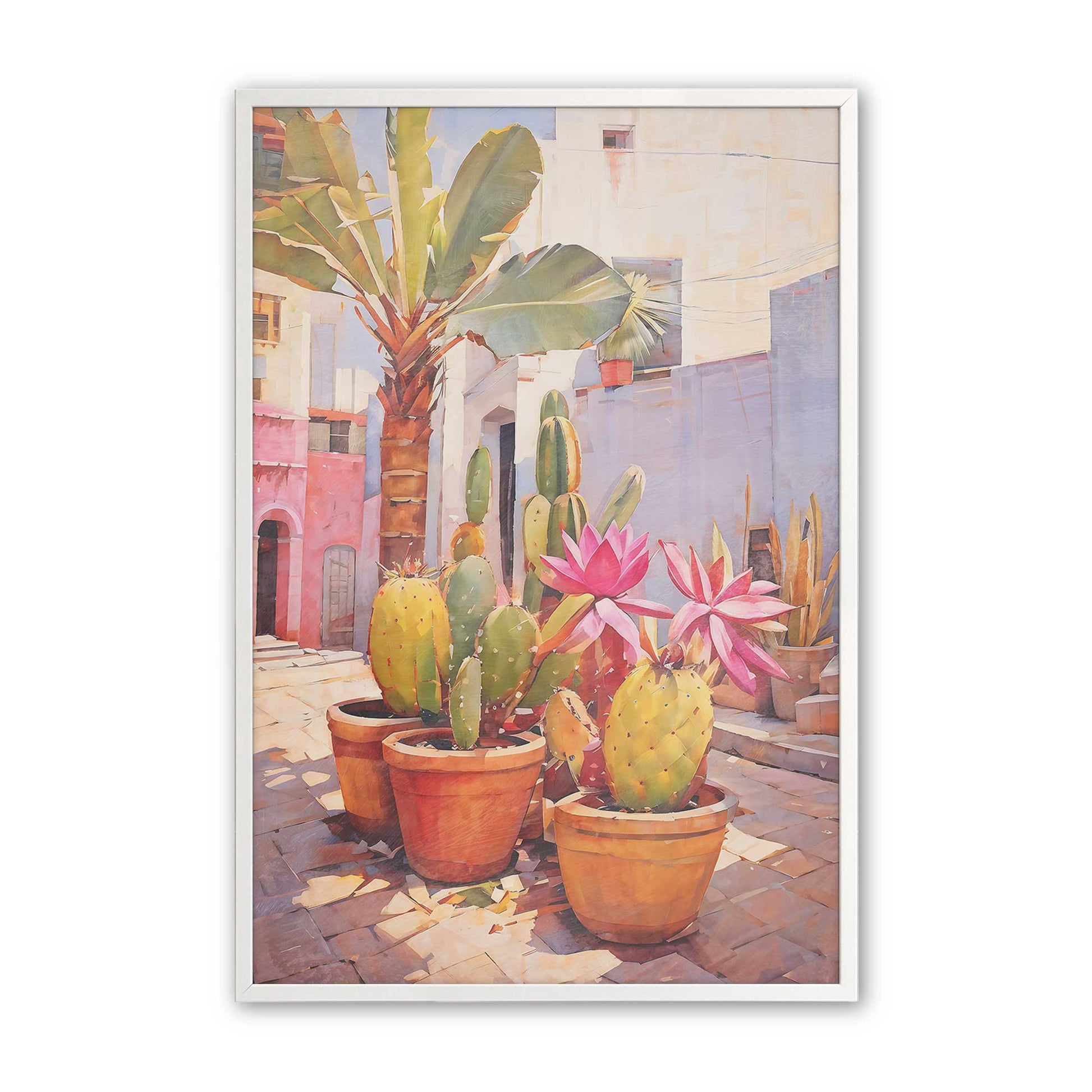 [Color:Opaque White], Picture of art in a Opaque White frame