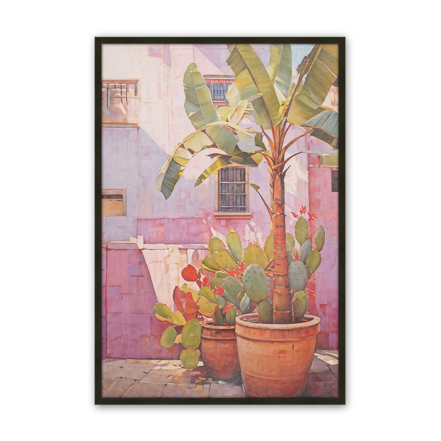 [Color:Satin Black], Picture of art in a Satin Black frame