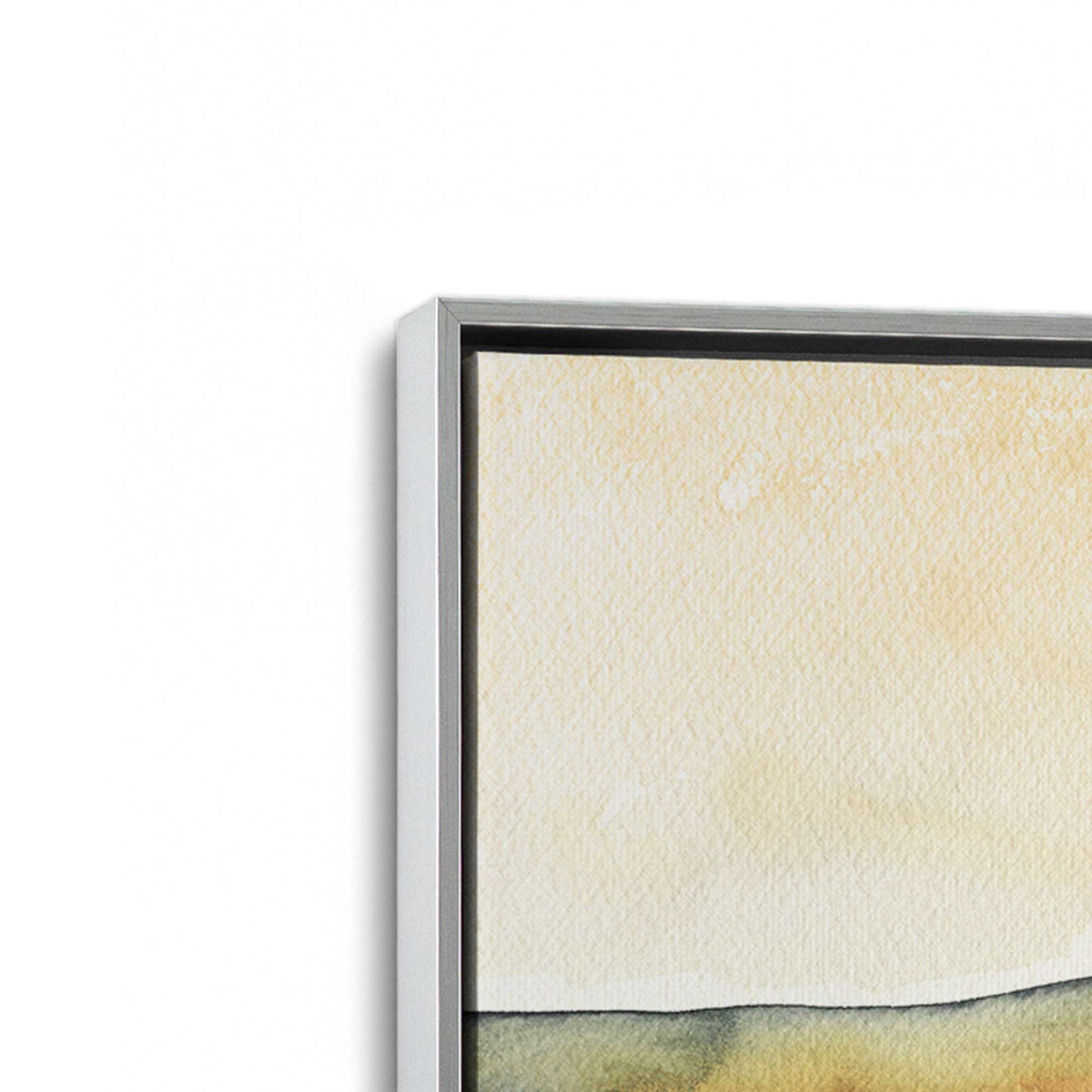[Color:Polished Chrome], Picture of art in a Polished Chrome frame at an angle
