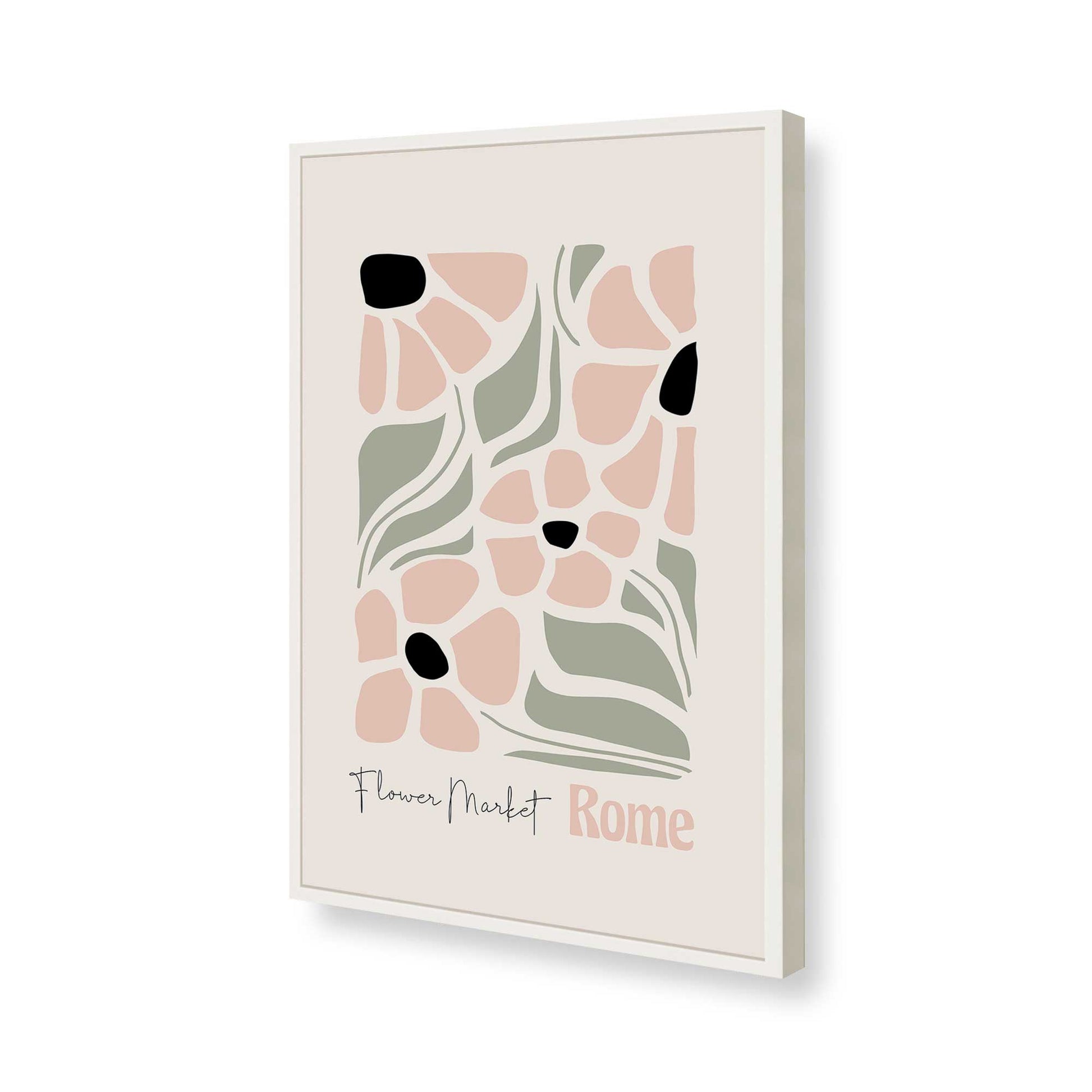 [Color:Opaque White], Picture of art in a Opaque White frame of the corner
