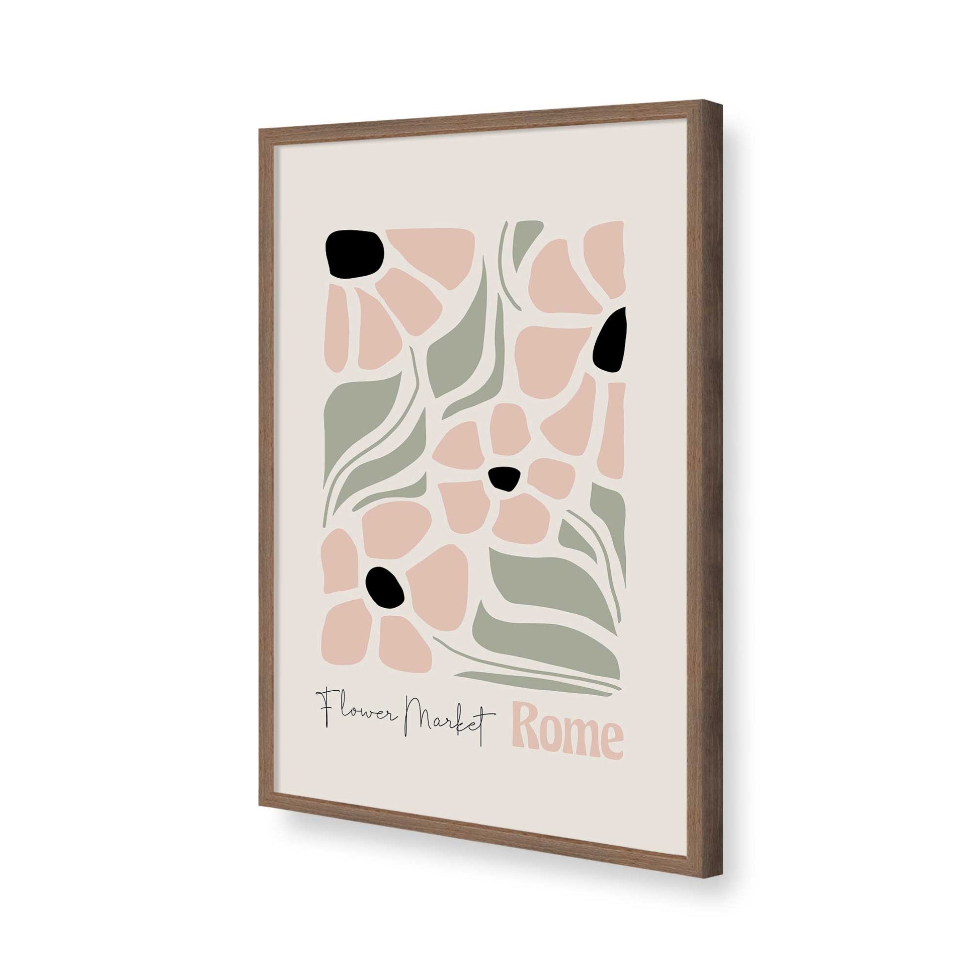 [Color:Walnut], Picture of art in a Walnut frame of the corner