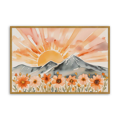 [Color:Polished Gold], Picture of art in a Polished Gold frame