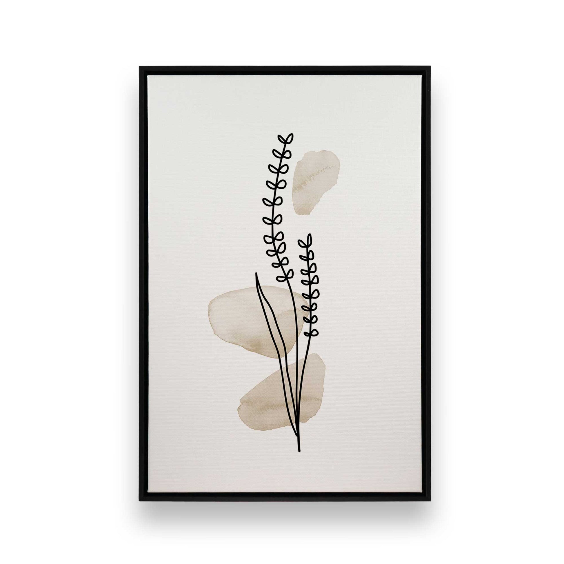 [Color:Satin Black], Picture of art in a Satin Black frame