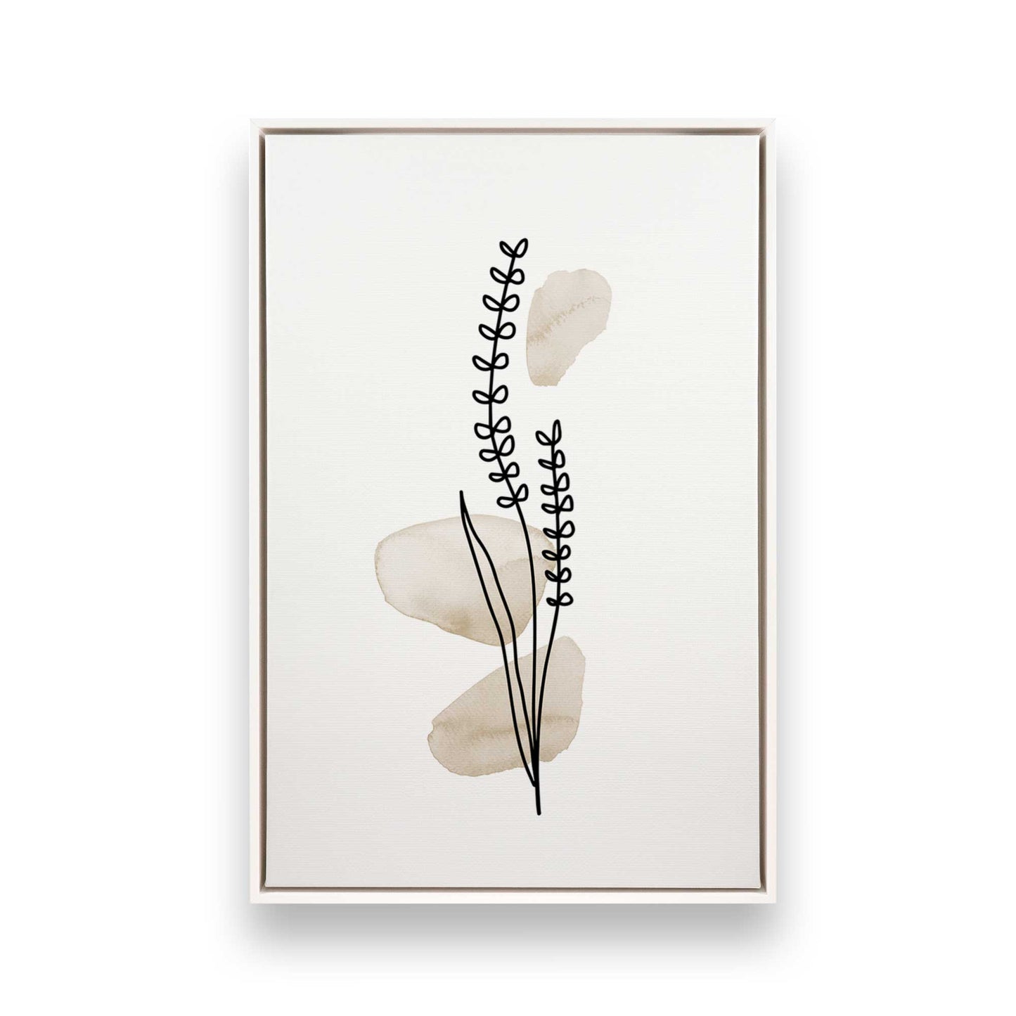 [Color:Opaque White], Picture of art in a White frame