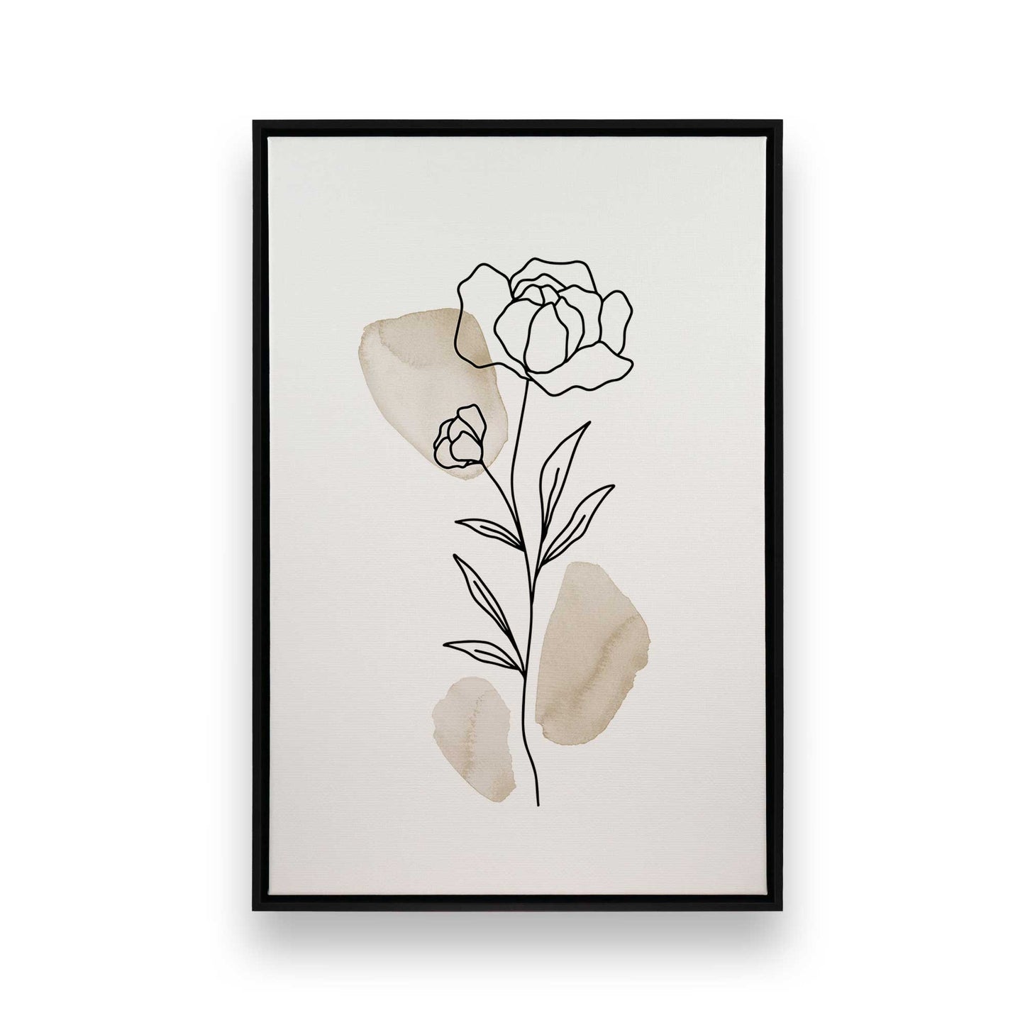 [Color:Satin Black], Picture of art in a Satin Black frame