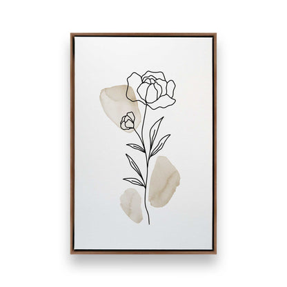 [Color:Walnut], Picture of art in a Walnut frame