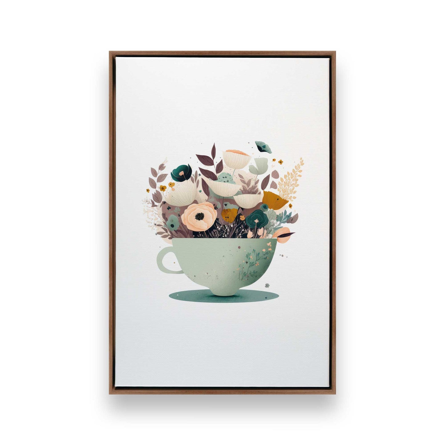 [Color:Walnut], Picture of art in a Walnut frame