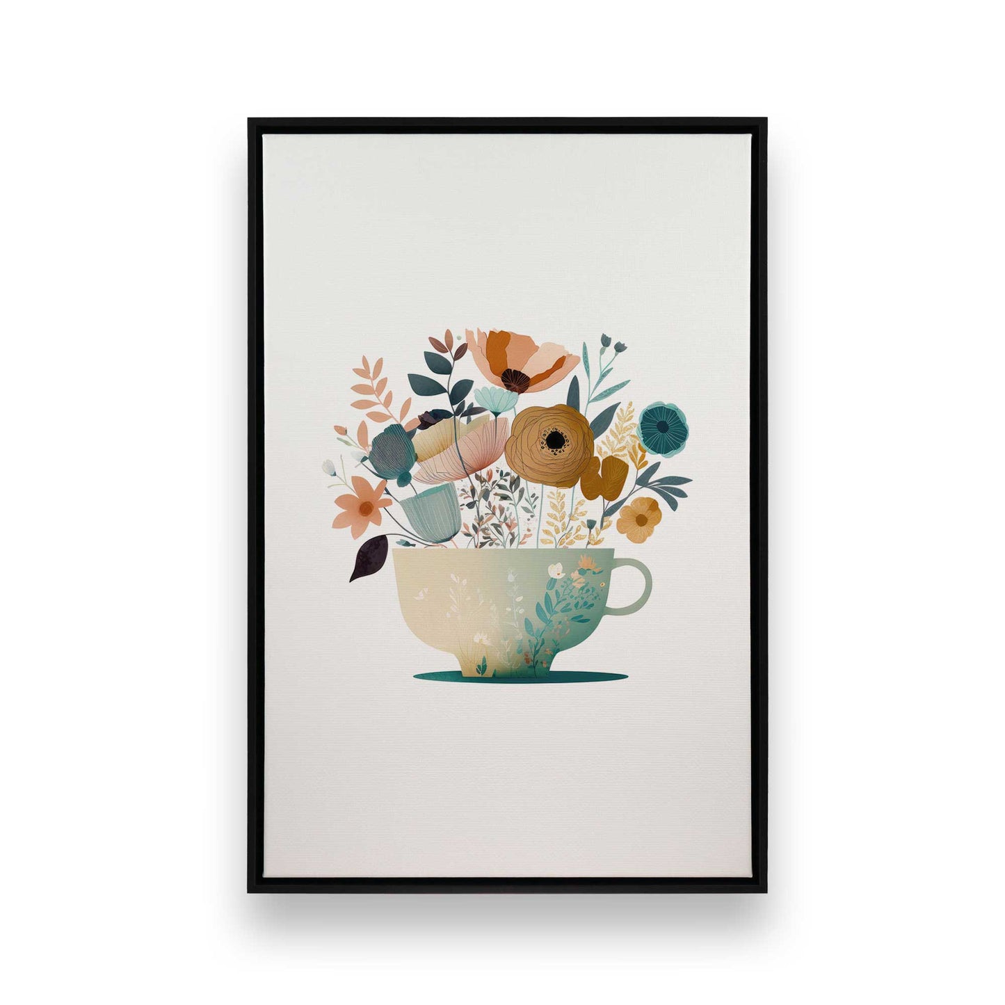 [Color:Satin Black], Picture of art in a Satin Black frame