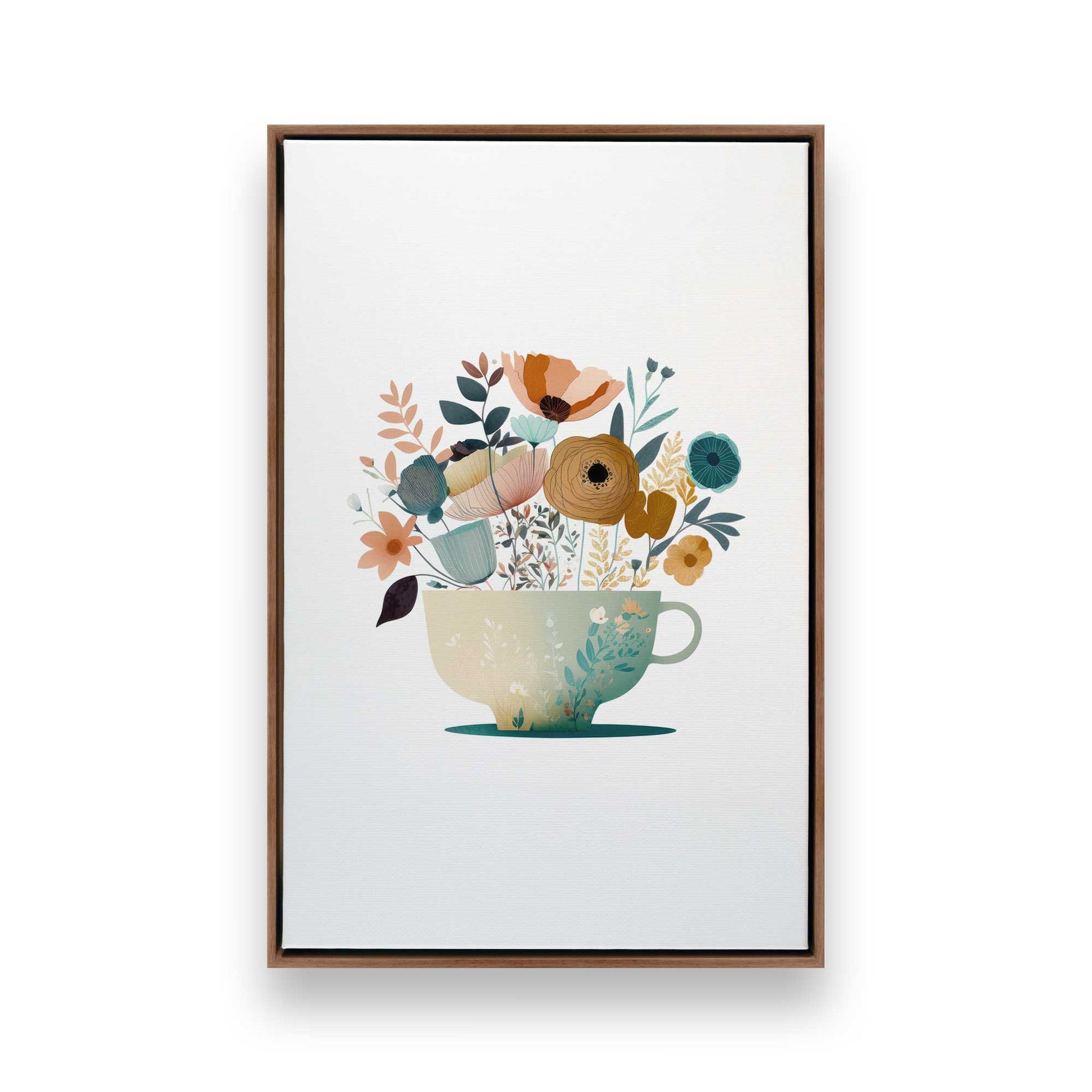 [Color:Walnut], Picture of art in a Walnut frame