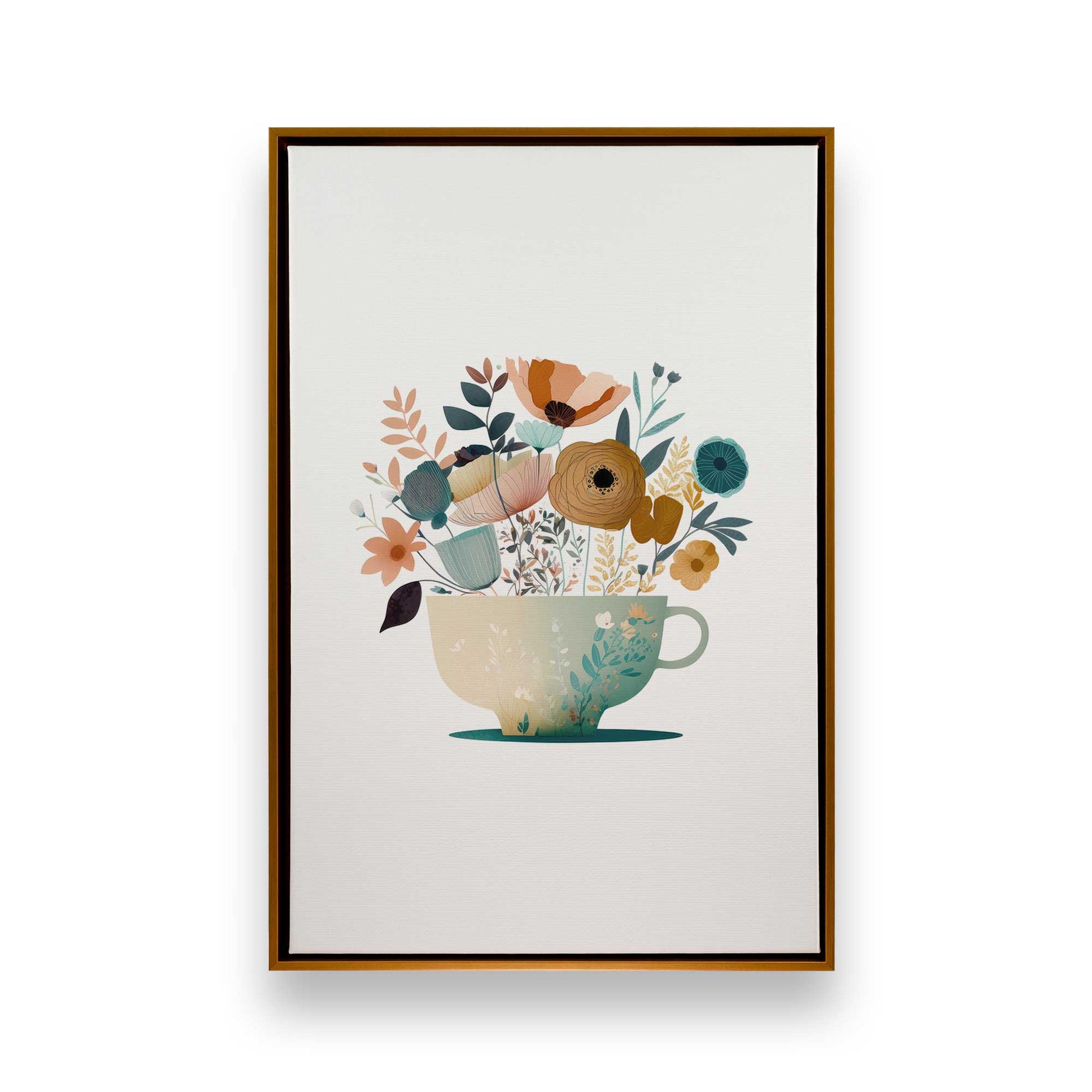 [Color:Polished Gold], Picture of art in a Polished Gold frame