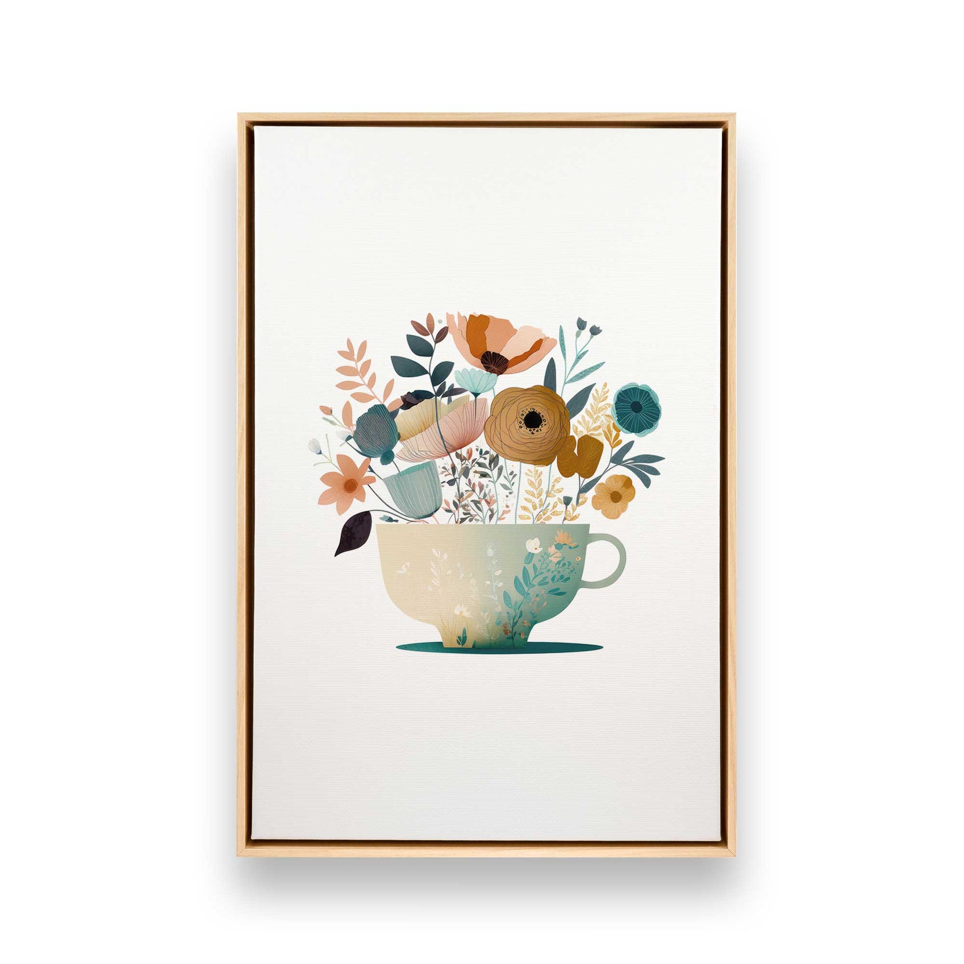 [Color:American Maple], Picture of art in a American Maple frame