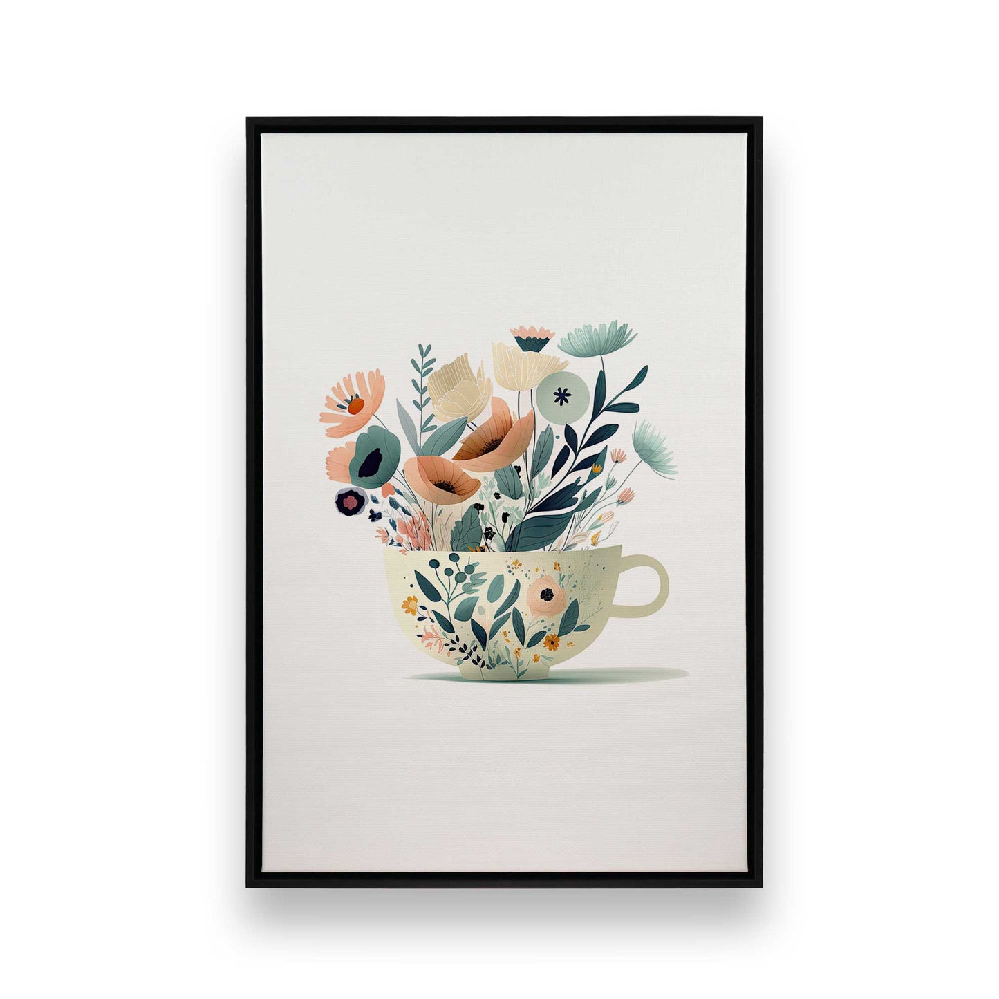 Happy Cups, Set of 3 Canvas Prints