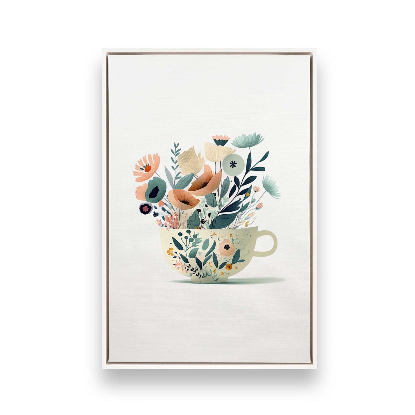 Happy Cups, Set of 3 Canvas Prints