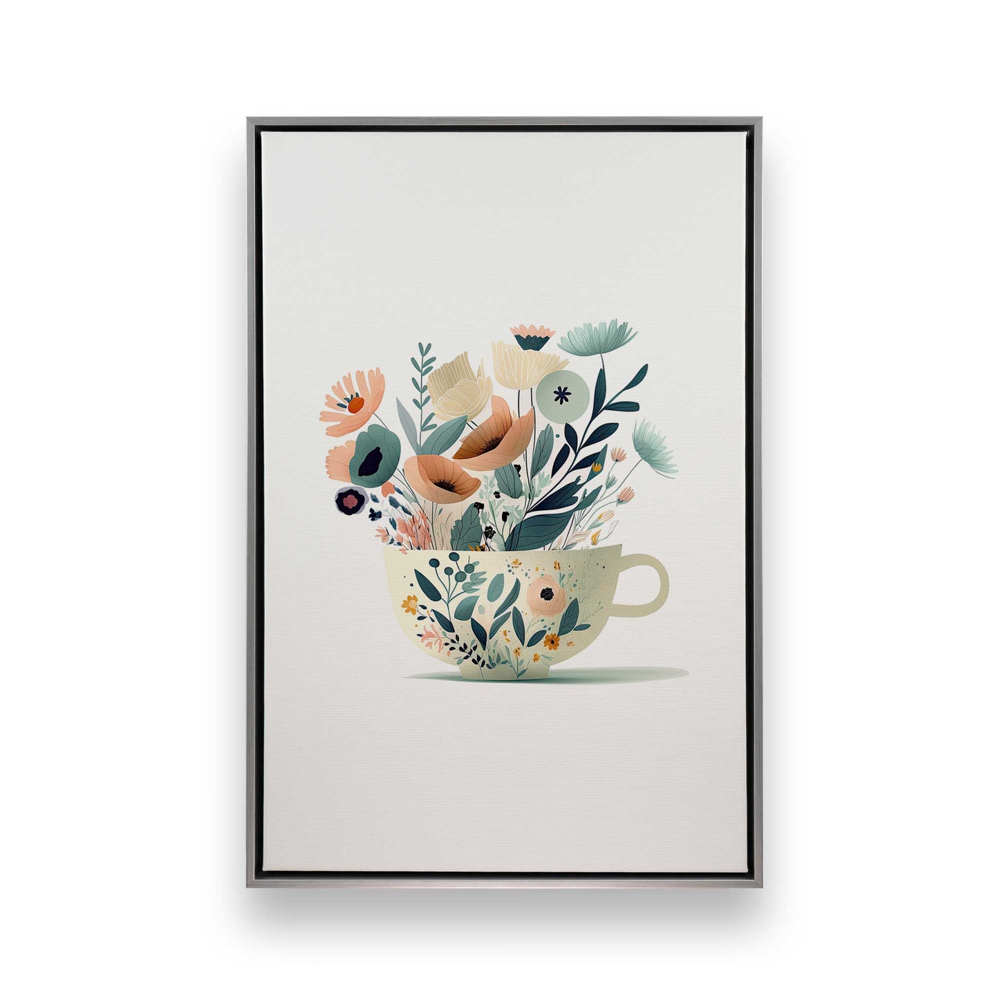 Happy Cups, Set of 3 Canvas Prints