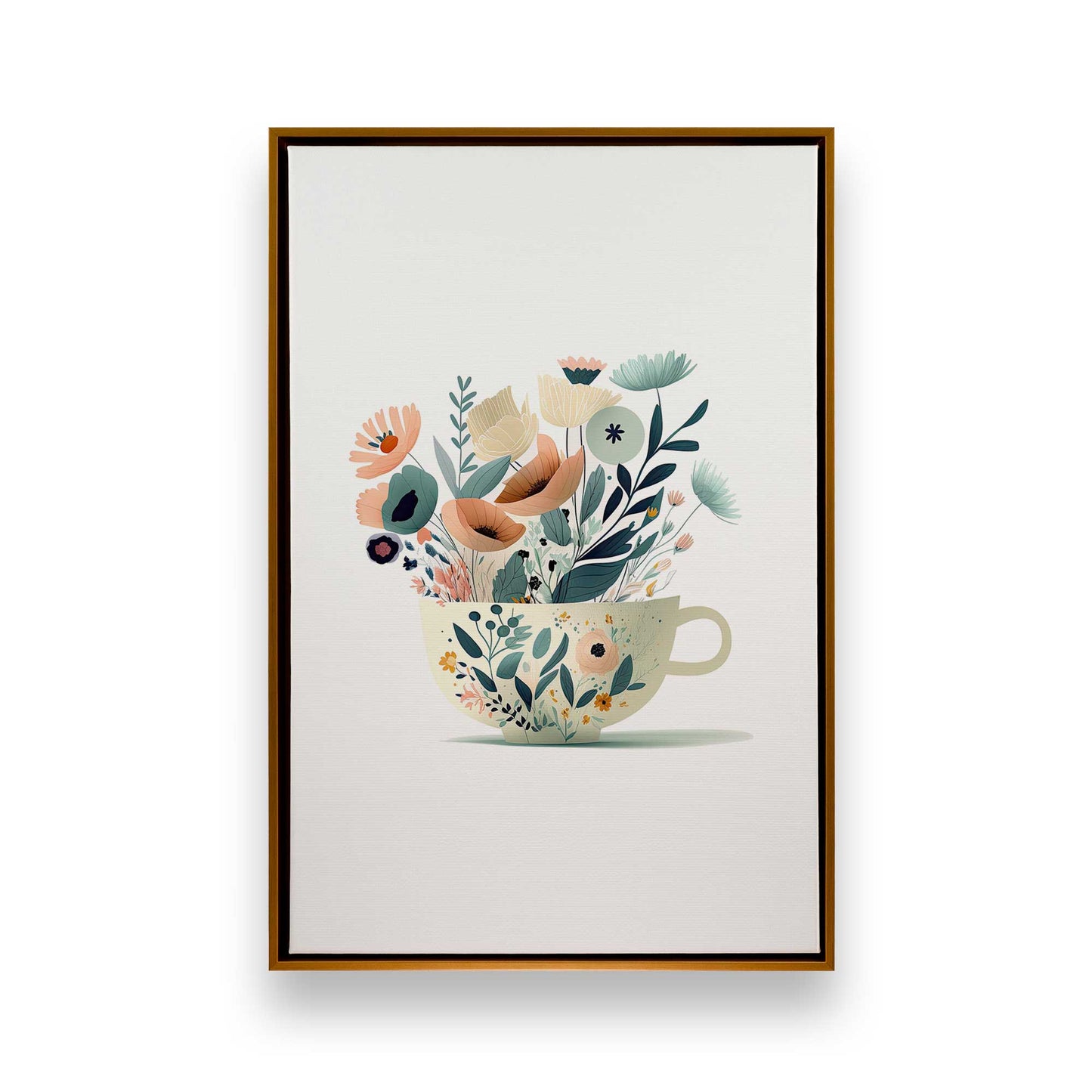Happy Cups, Set of 3 Canvas Prints