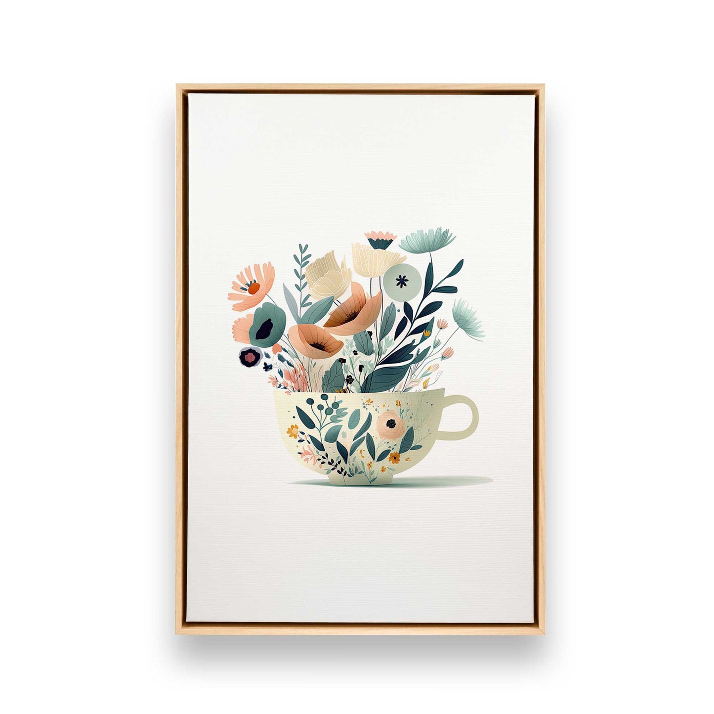 Happy Cups, Set of 3 Canvas Prints