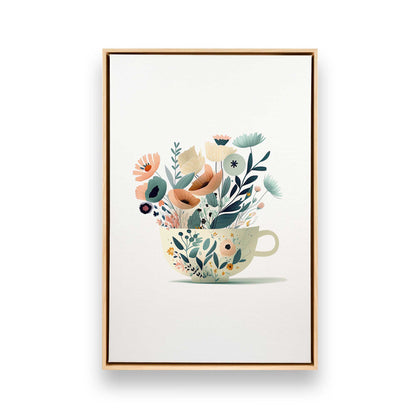Happy Cups, Set of 3 Canvas Prints