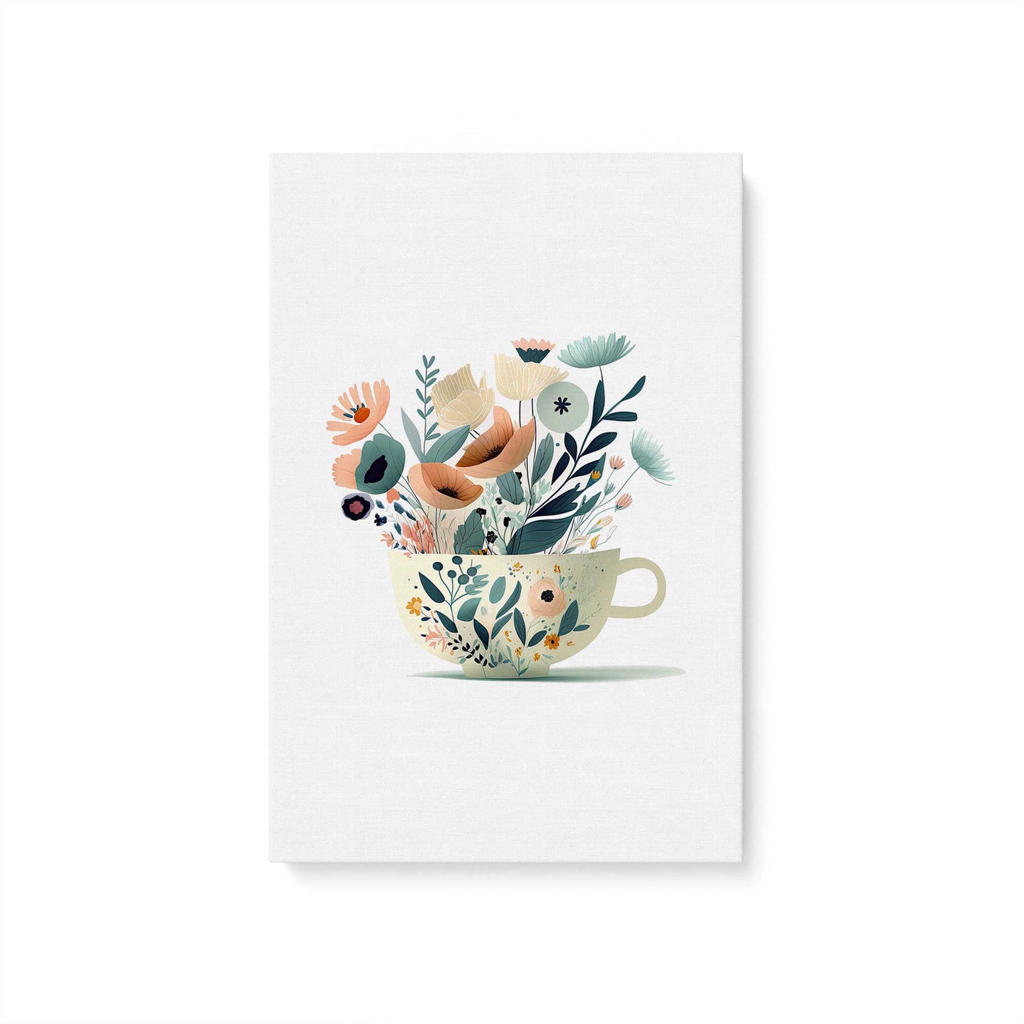Happy Cups, Set of 3 Canvas Prints