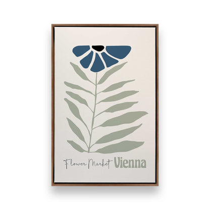 Blue Global Blooms, Set of 3 Canvas Prints