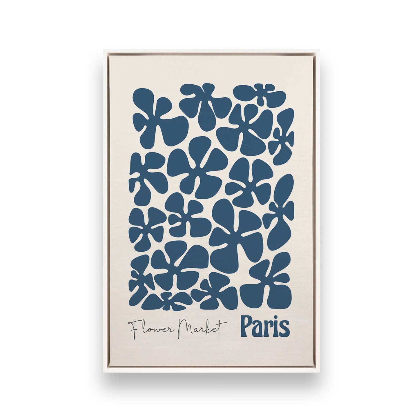 [Color:Opaque White], Picture of art in a White frame