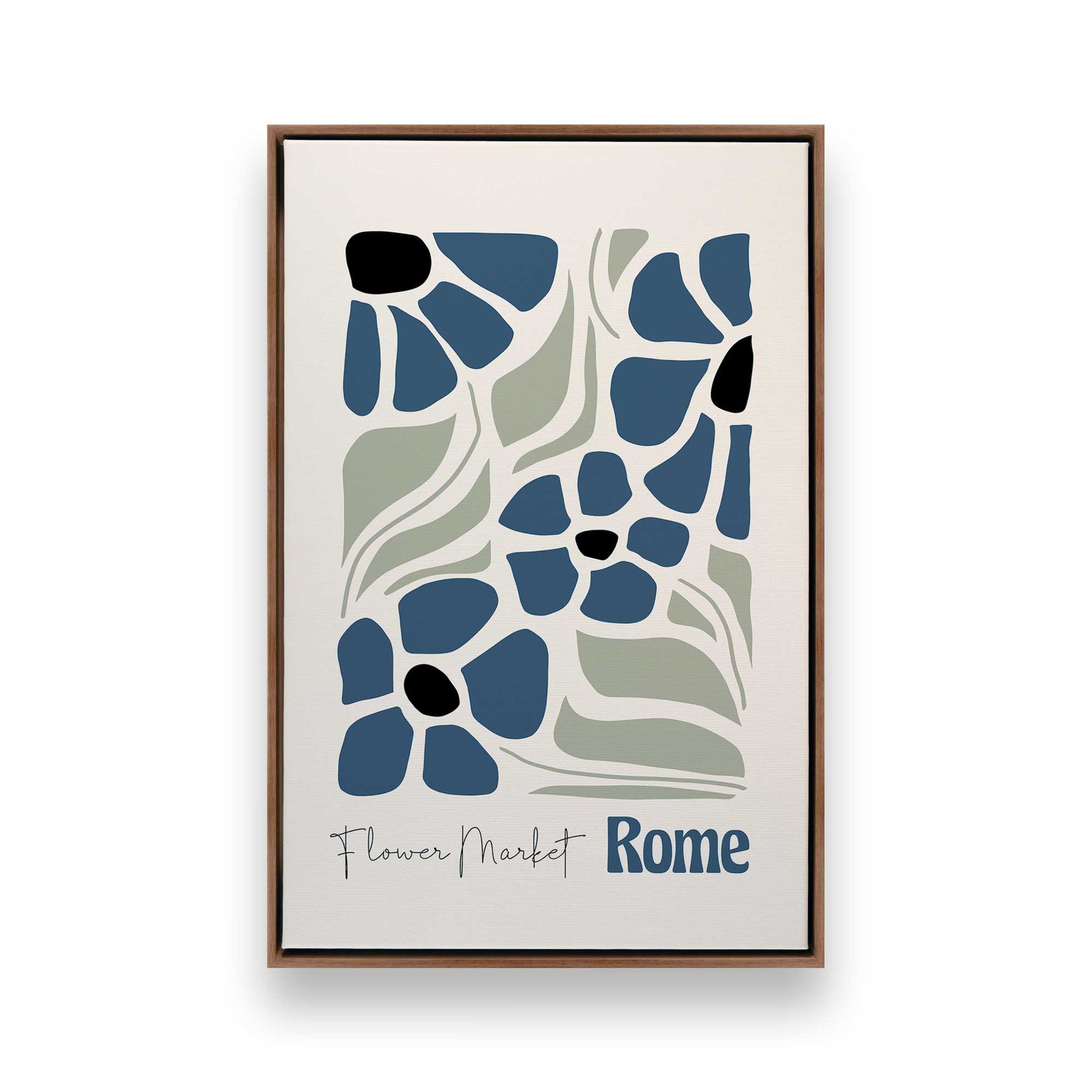 [Color:Walnut], Picture of art in a Walnut frame