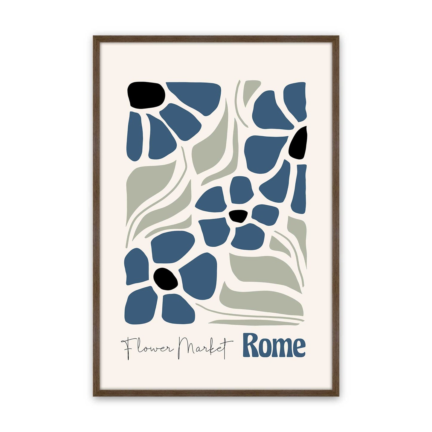 [Color:Walnut], Picture of art in a Walnut frame