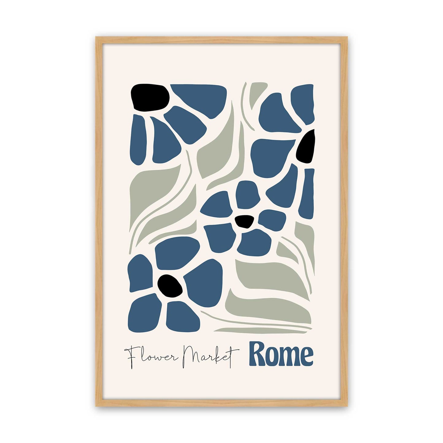[Color:American Maple], Picture of art in a American Maple frame