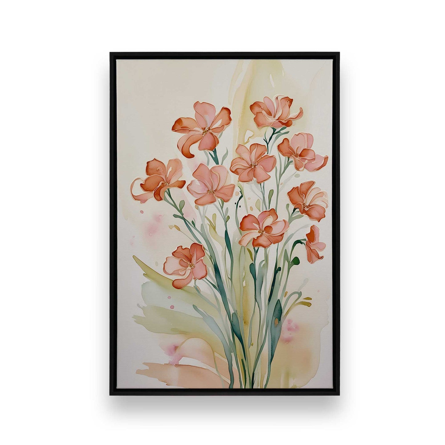 [Color:Satin Black], Picture of art in a Satin Black frame