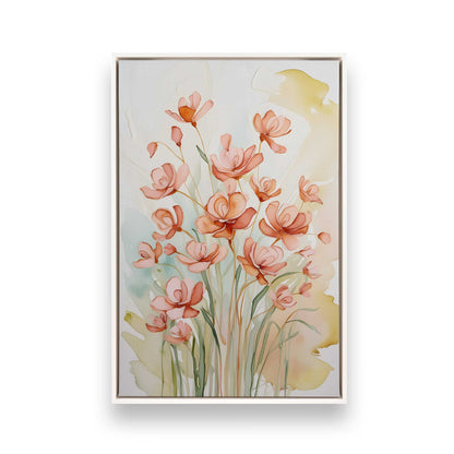 [Color:Opaque White], Picture of art in a White frame