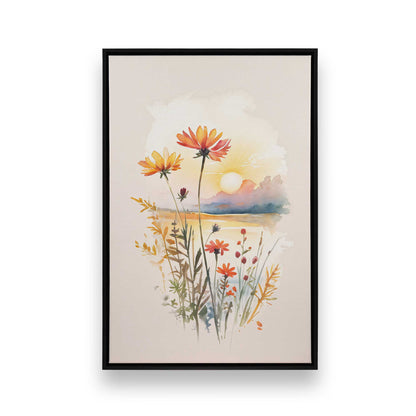 [Color:Satin Black], Picture of art in a Satin Black frame
